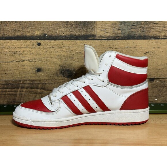 ?RARE- Adidas OG Old Skool Top Ten RB Shoes High Top Trainers Red White 11 Y2K main image 9